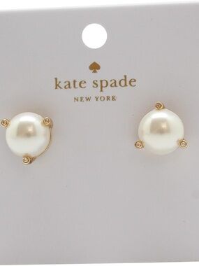 Kate Spade New York Rise and Shine Stud Womens Earrings Cream Multi-BNIB